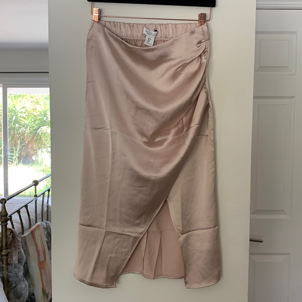 Rachel Zoe Silk look Skirt Size S New